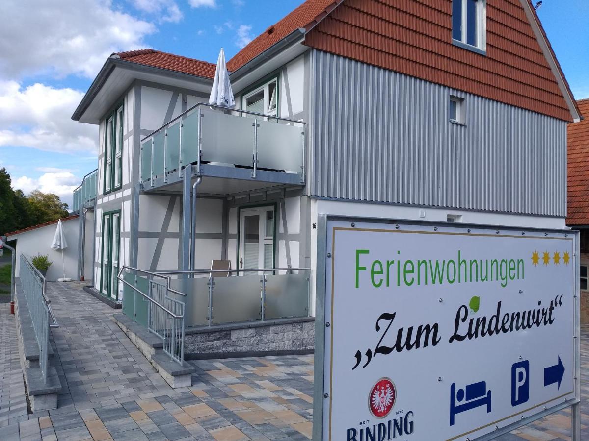 Ferienwohnungen Zum Lindenwirt Oberweser Luaran gambar