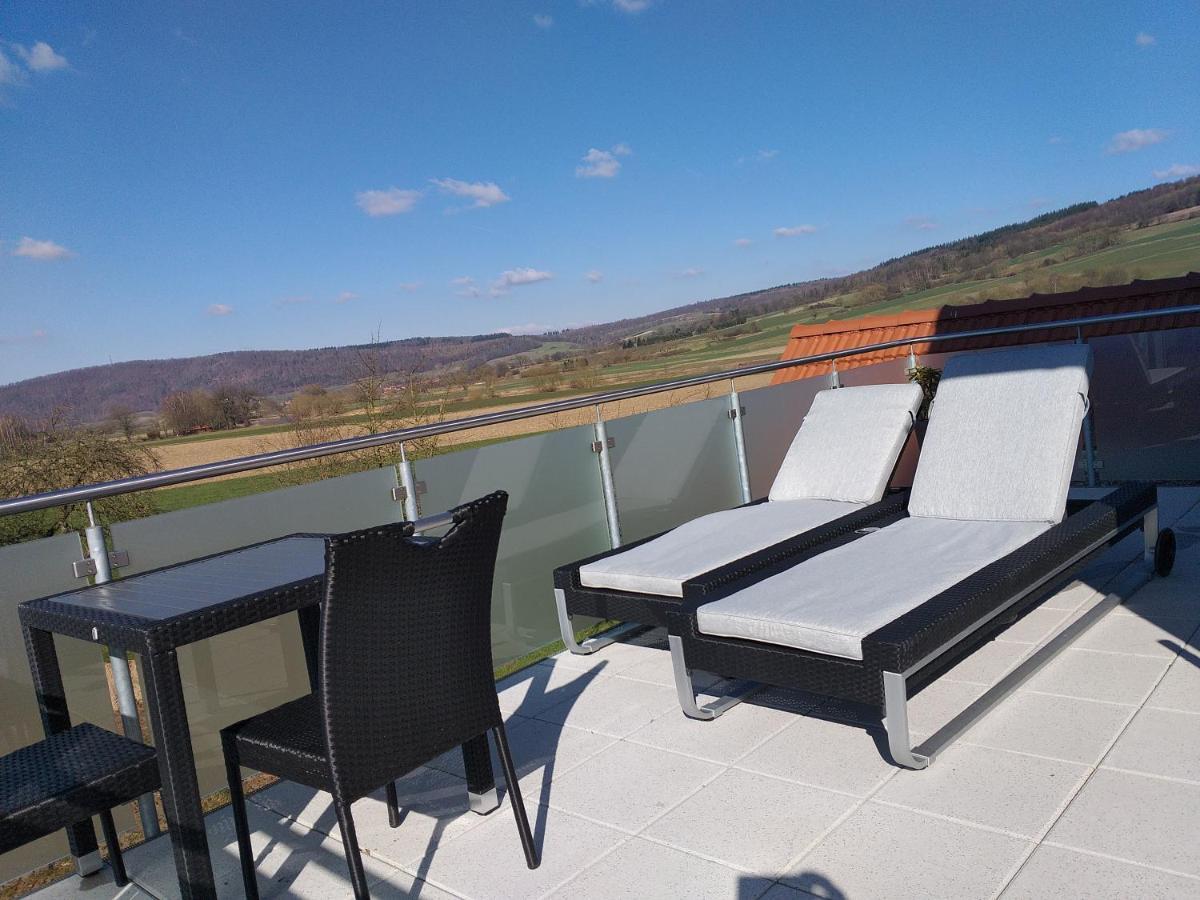 Ferienwohnungen Zum Lindenwirt Oberweser Luaran gambar