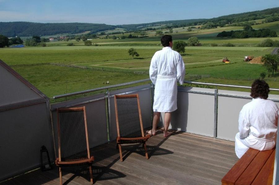 Ferienwohnungen Zum Lindenwirt Oberweser Luaran gambar